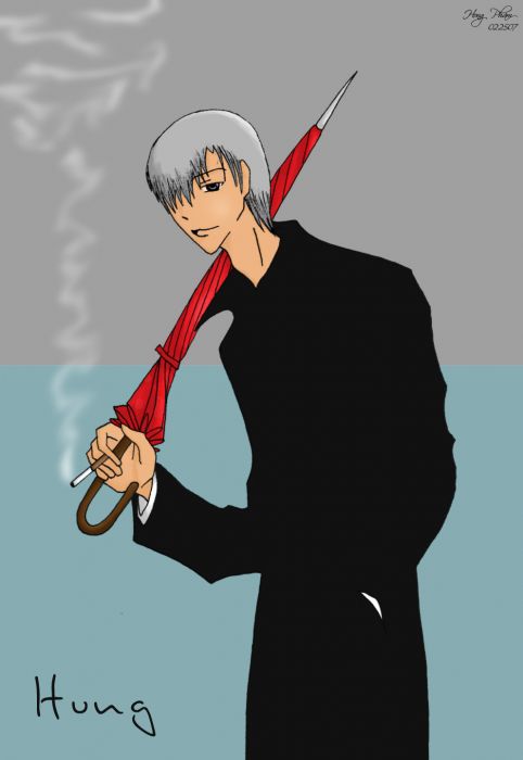 Hung Loves Umbrellas---