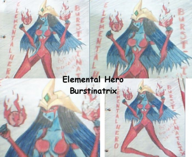 Elemental Hero Burstinatrix Colour