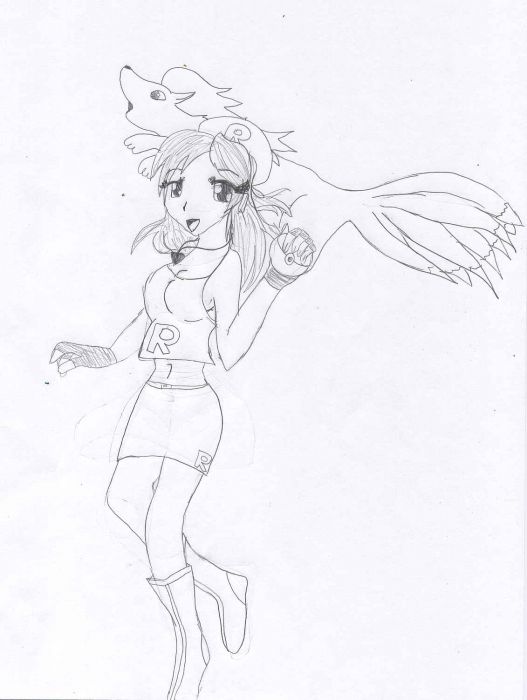 Me As A Team Rocket Member!!