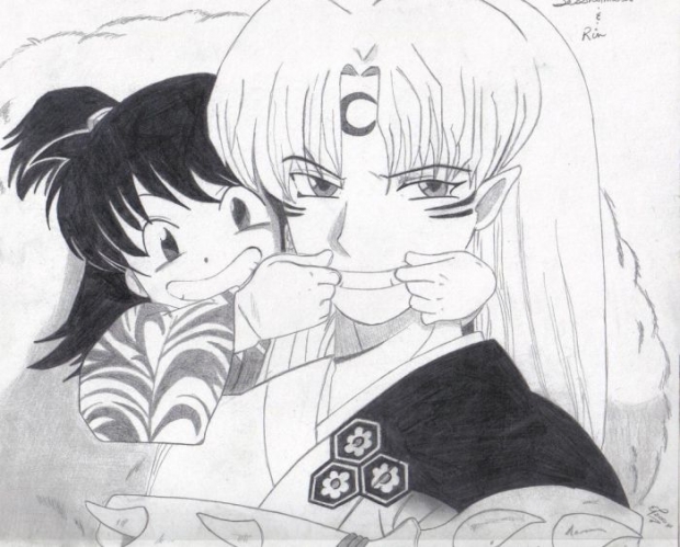 Sesshomaru And Rin -- Buddies!