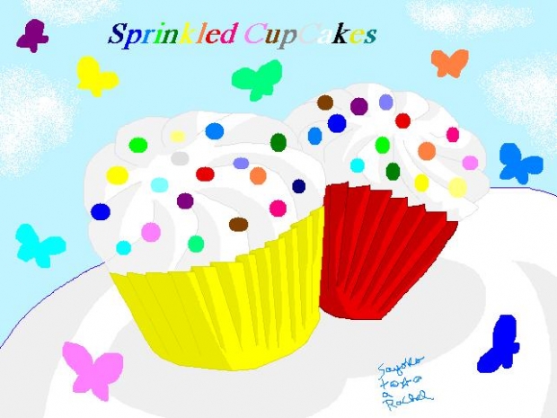Sprinkled Cupcake-kazusa