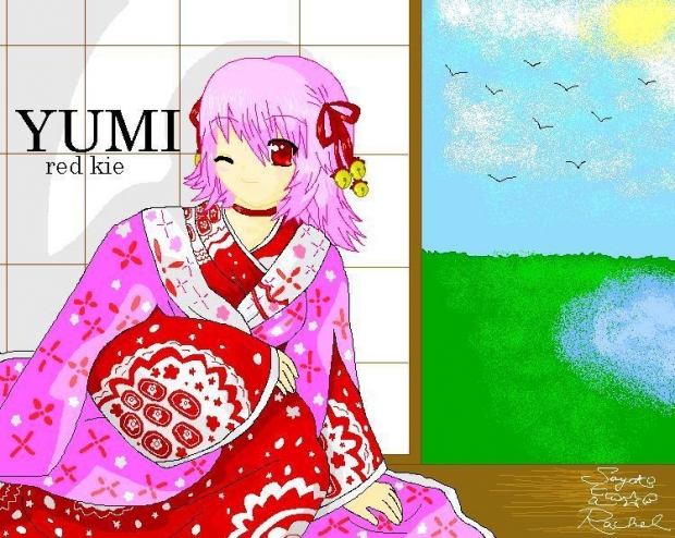 Art trade with red kie