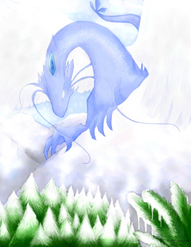 Peeking Through The Mountains