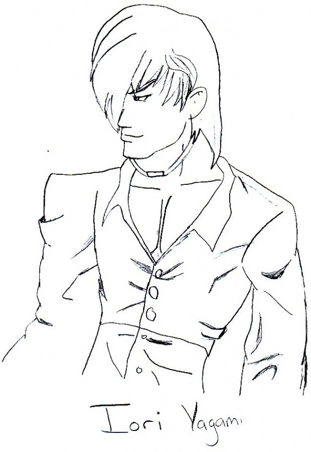 Iori Yagami Uncolored