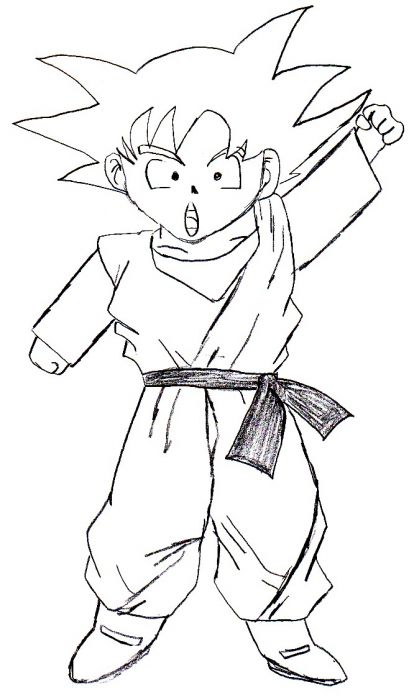 Goten Fist In The Air