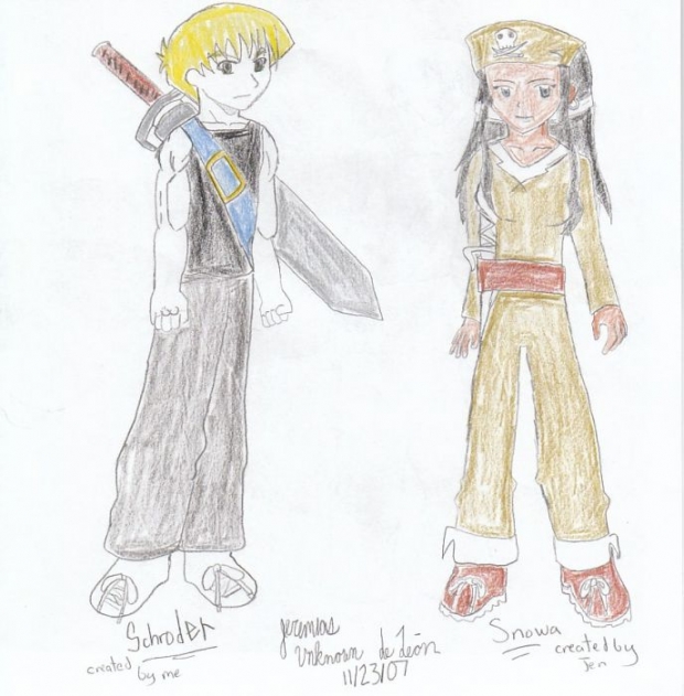 Schroder And Snowa Colored