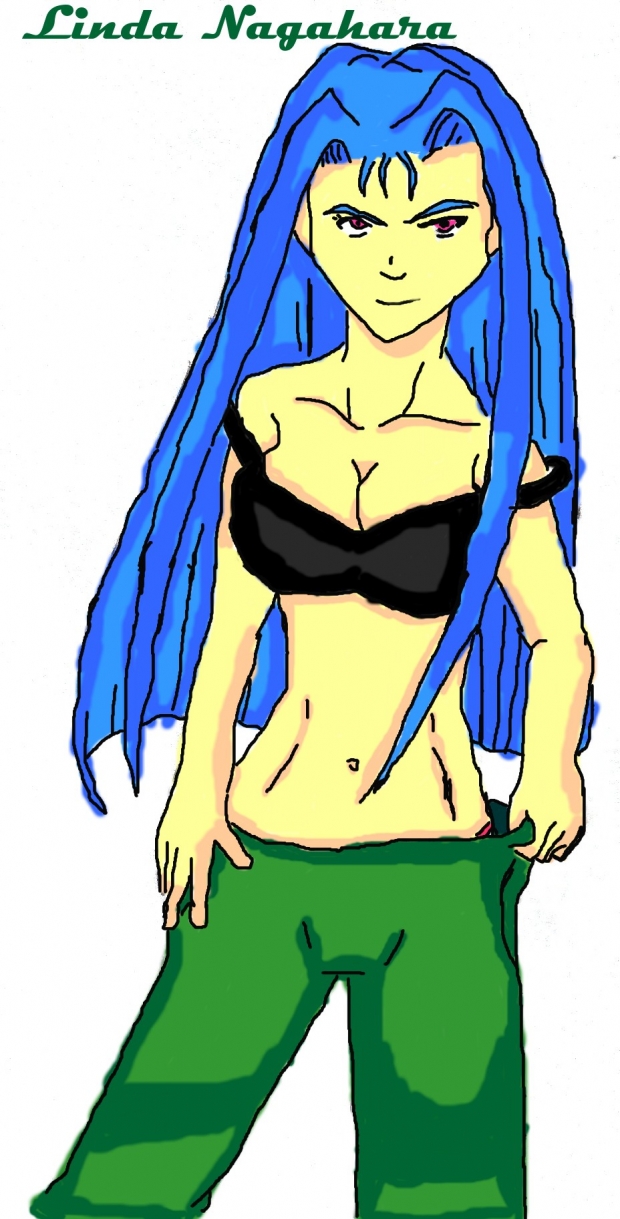 Linda sexy pose (colored)