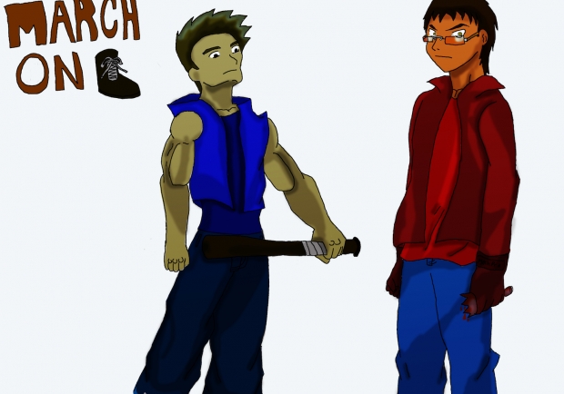 Jerry and Kyle Tough March On promo