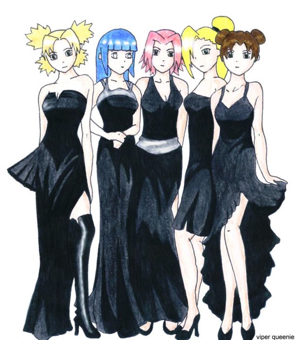 Naruto Girls In Dresses