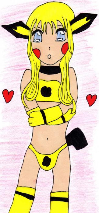 Sweet Pichu Goes Human