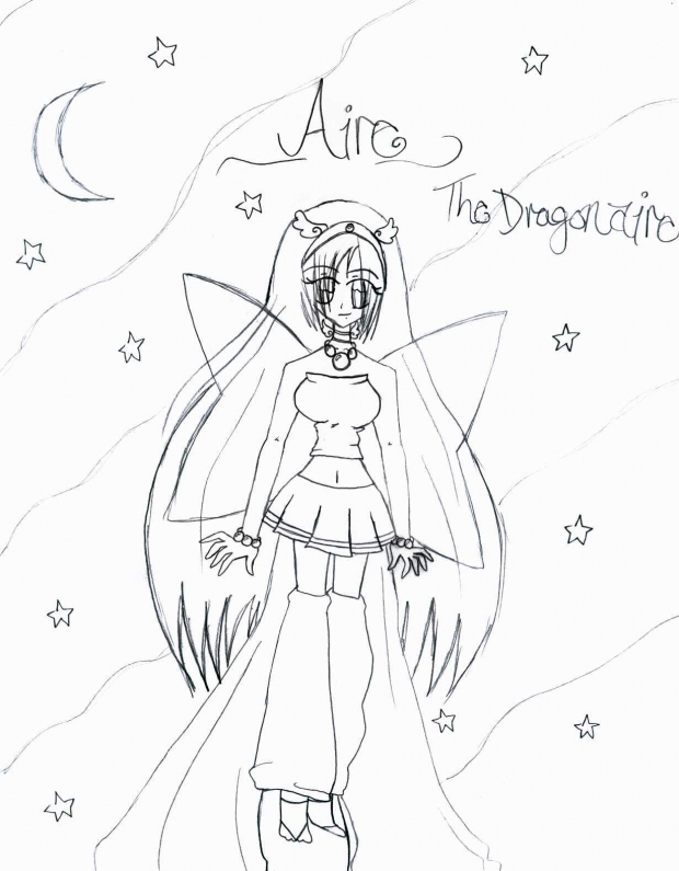 Aire the Dragonaire Gijinka