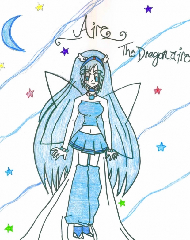 Aire the Dragonaire Gijinka colored