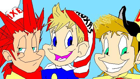 Axel, Roxas, Demyx-rice Krispies!