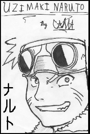 Naruto Sharpie Drawing