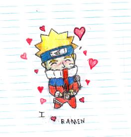 Naruto Loves His Ramen