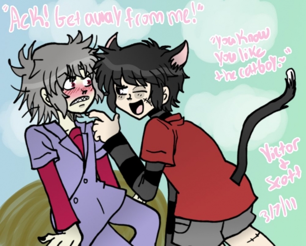 it's a coloured catboy