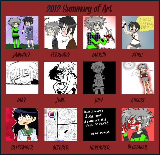 End of 2012 Art