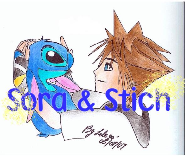 Sora And Stich Magic