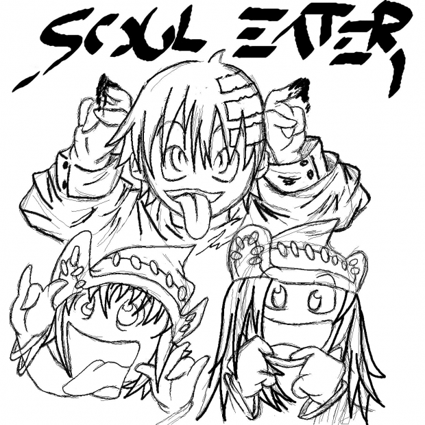 Death theb Kid chibi^B/W