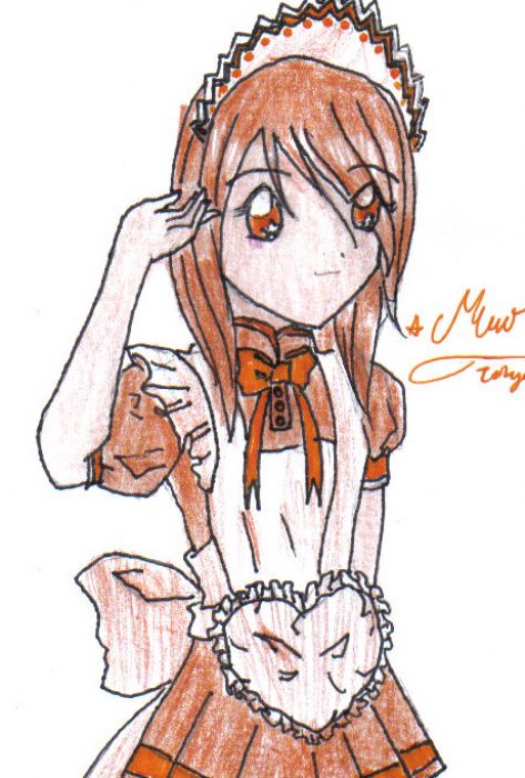 Mew Kyrie In Cafe Uniform