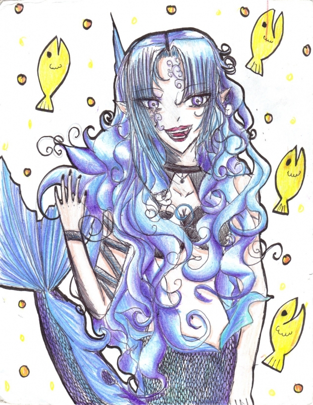mermaid evalin