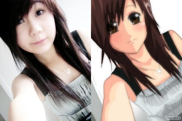 If we looked like Anime...