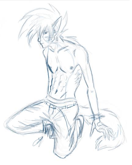 Old Vince Full Body Sketch