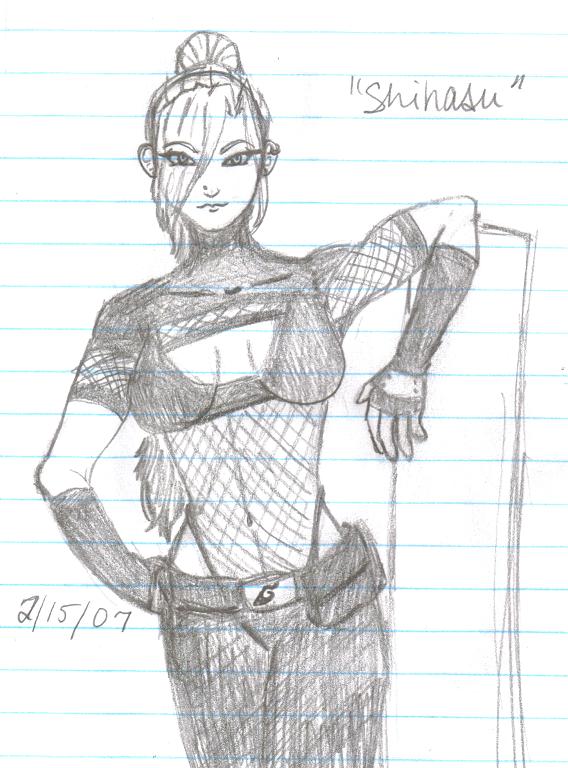 Shihasu First Sketch