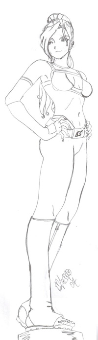 Shihasu Full Body Lineart