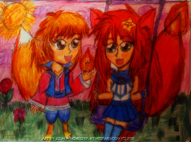 Fox Girls: Felicia and Keba