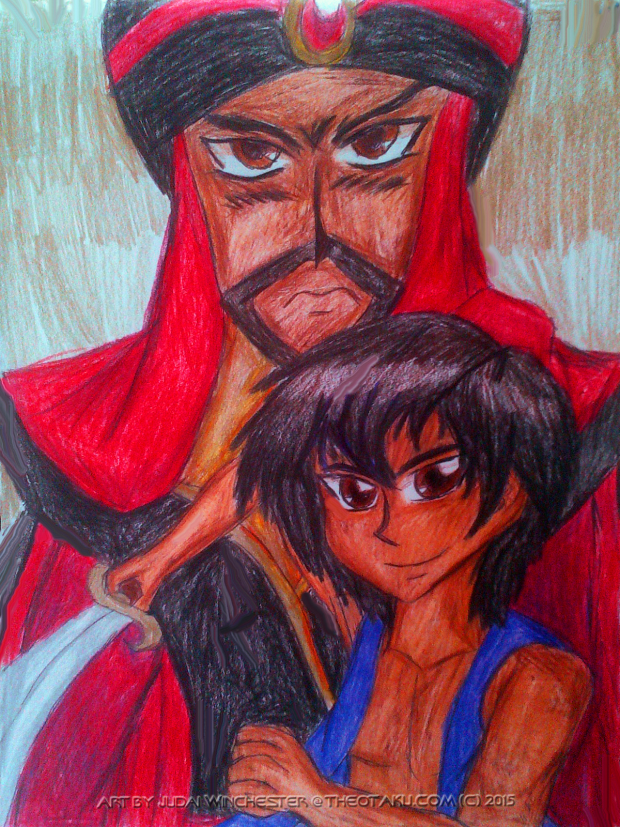 Aladdin & Jafar-anime ver.-