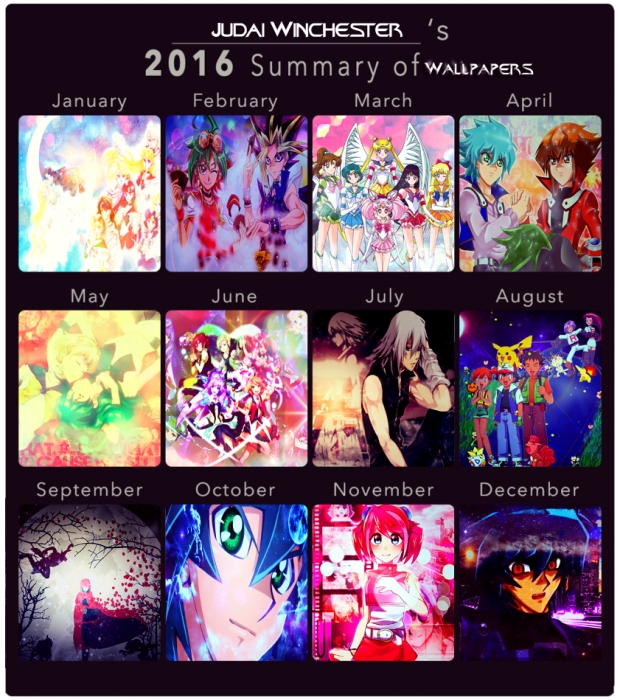 Judai's 2016 summary of wallpapers
