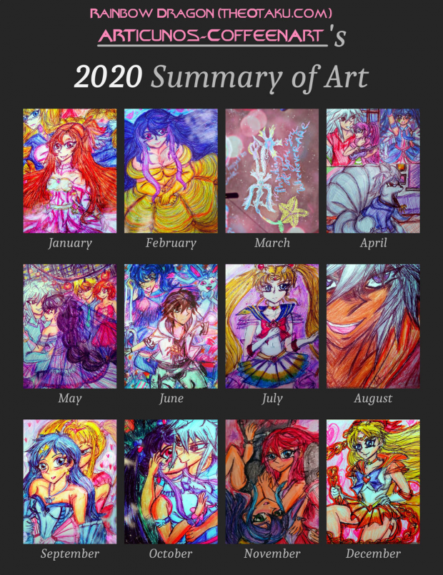 My 2020 SUmmary of Arts