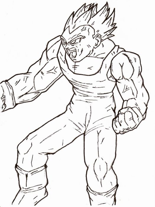 Vegeta - By Goku Ssj2