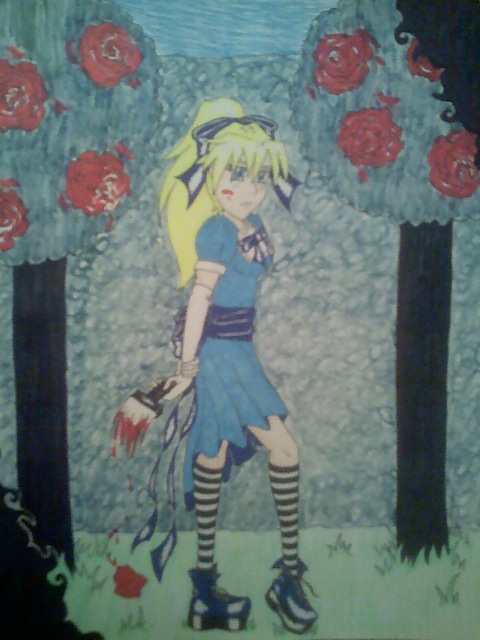 Alice Painting The Roses Red