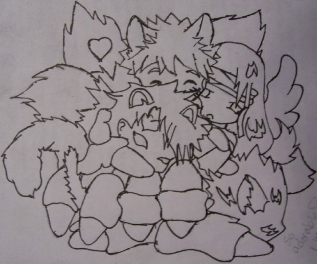 Chbi Naruto, Gaara, Neji, & Sasuke