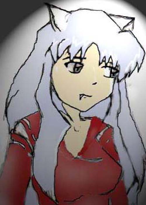 girl version of inuyasha colored