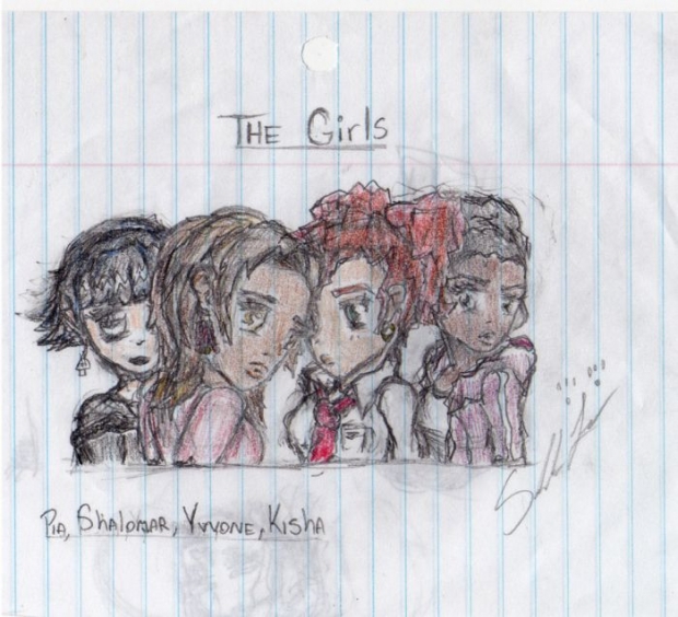 The Girls.....more Sketches