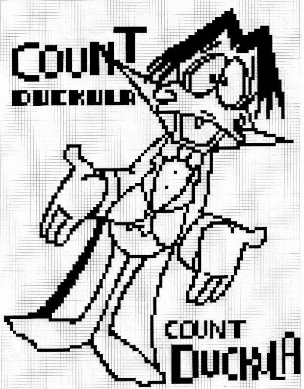 C.Duckula in pixel