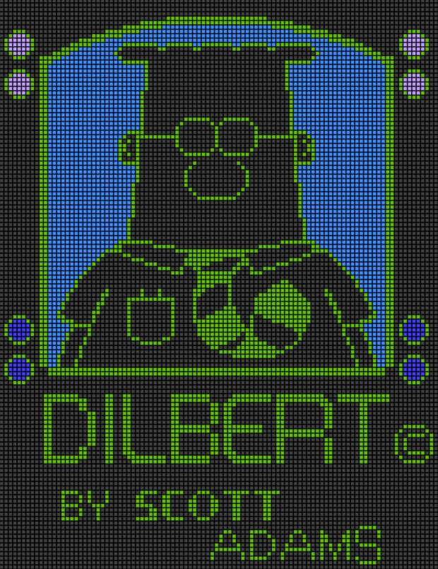 Dilbert in pixel001 Colour 'A'