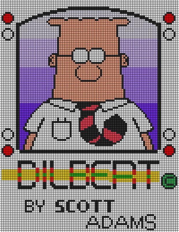 Dilbert in pixel001 Colour 'B'