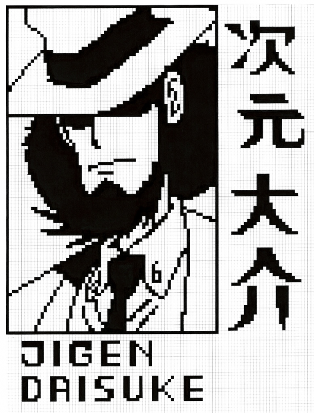 Jigen Daisuke in pixel 001
