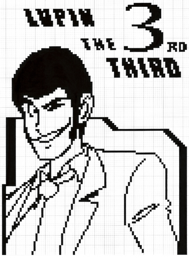 Lupin The Third in pixel 001