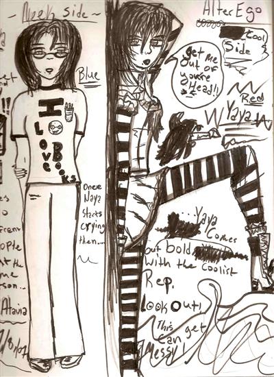 The Girl With The Alter Ego!