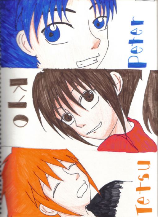 Peter, Kyo, Tetsu