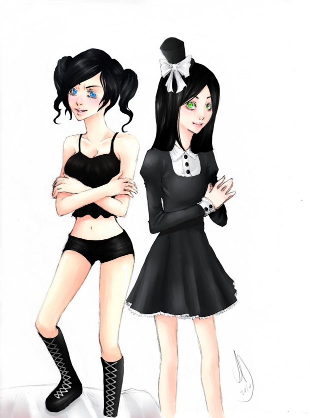 The killer and the cross dressing goth boy