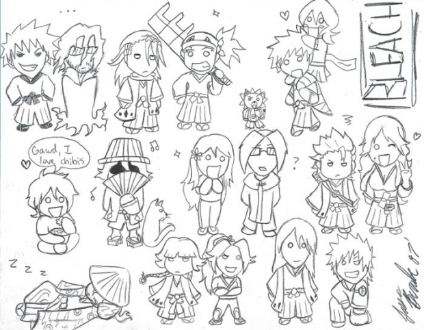 Chibi Bleach Cast