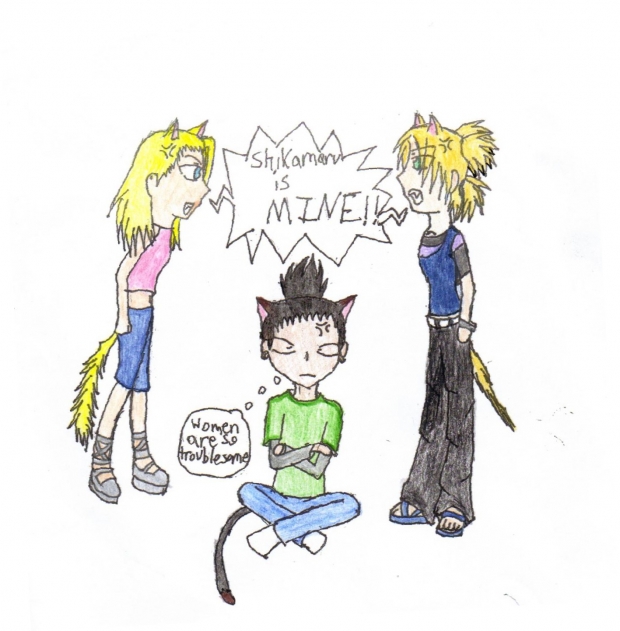 shikamaru, ino and temari (nekoness)