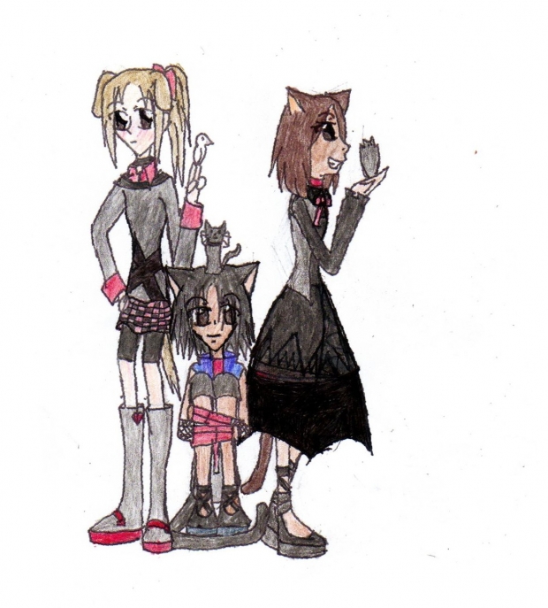 my friends and me (blueangel110's contest)