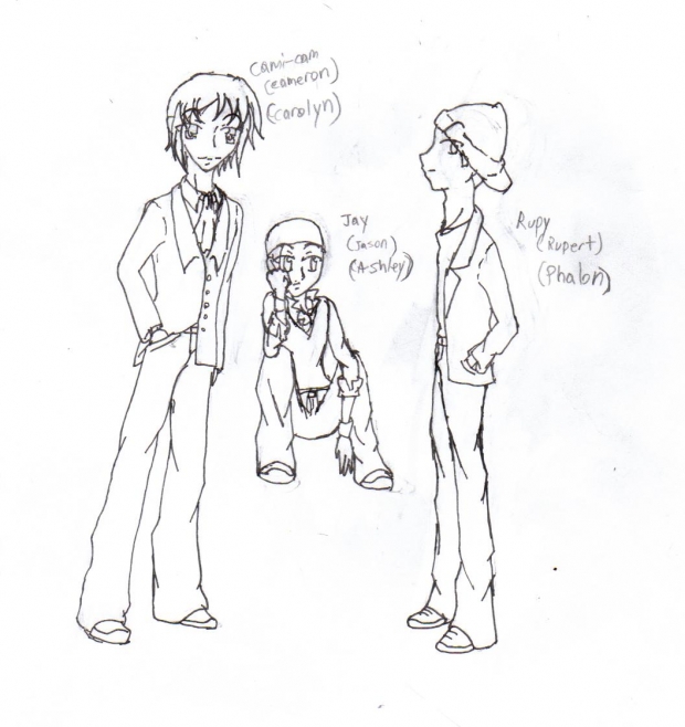 The Boys in suits(Cameron, Jason, Rupert)